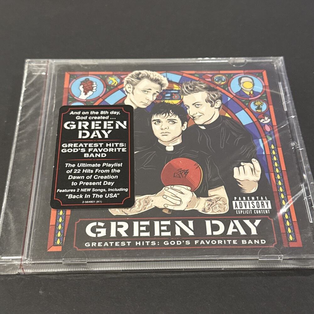 CD - Greatest Hits: God's Favorite Band by Green Day (2017) NEW, Sealed